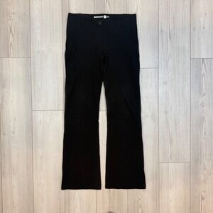 Betabrand Dress Pant Yoga Pants Womens Medium Black Bootcut Stretch W0104-BK